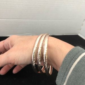 Charming Charlie Set of 3 Bangle Bracelets